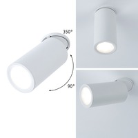 Kruhová - P 93086 LED vestavné svítidlo 3-krokové-stmívatelné Turnal kruhové 60mm 90° Coin 6W 230V stmívatelné 2700K bílá mat - PAULMANN