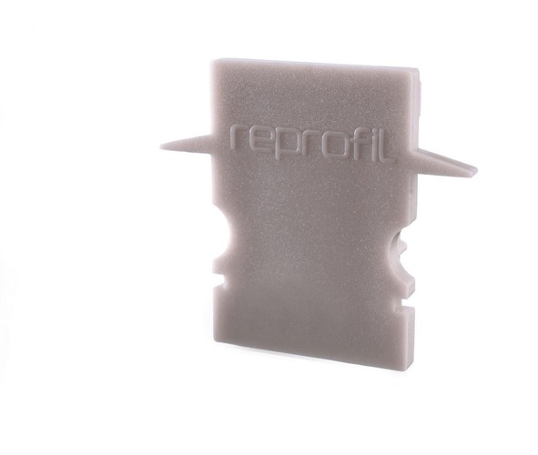 Krytky pro Al profily - IMPR 979141 Koncovka H-ET-02-08 šedá 23 mm 2 ks - LIGHT IMPRESSIONS - foto 1