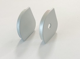 Úchyty a držáky pro Al profily - FAN I-PROFILO-IONIK-CAP Koncová krytka IONIK (2 ks) - FANEUROPE