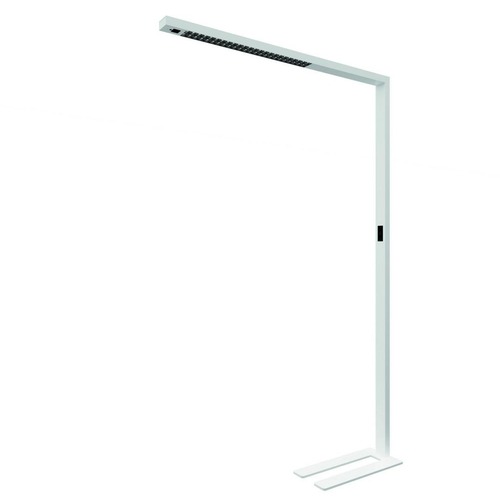 Stojací lampy - IMPR 342228 Deko-Light stojací svítidlo, Office Three Standard, Motion, 80 W, DIM, 4000 K, 220-240V 10100 lm 1240 mm bílá RAL 9016 - foto 1