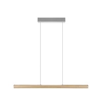 Podélná - HERZ 811663UD Závěsné svítidlo DANA LED 1300mm Up 7,5W 900lm / Down 32,2W 2990lm 2200-4000K Dim to warm dub natur - HERZBLUT