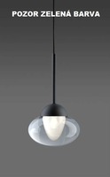 Subtilní - BPM 20222.01.PN.MG-MG.OP.ST.9.30 Závěsné svítidlo GALANTA BONETE Ø80mm zelená 6W Ra90 3000K - BPM