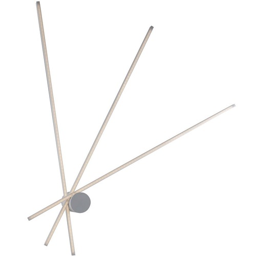 Dekorativní - FAN LED-SHANGHAI-PL3 BCO Stropní svítidlo LED SHANGHAI bílá 27 W 3750 lm 4000 K 92x100x14,5 cm - FANEUROPE - foto 1