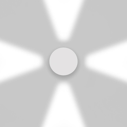 Nástěnná - AR T42104LW00 Effetto kruh 4 large beams šedá bílá - ARTEMIDE - foto 1