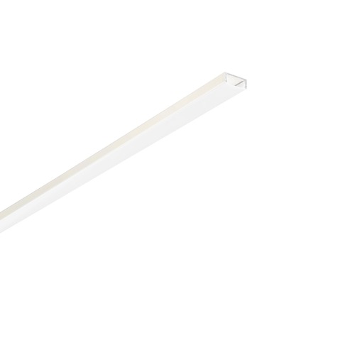 Al profily k přisazení - FAN I-PROFILO-MILANO-2 Profil MILANO, stříbrný, opálový difuzor včetně krytek, 200x1,5x0,6 cm - FANEUROPE - foto 1