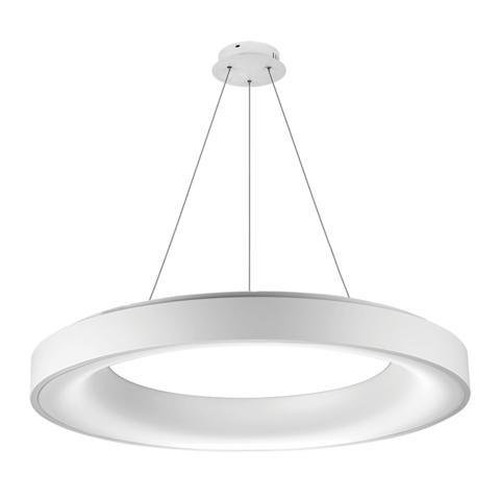 Kruhová - AZZ AZ3448 LED Závěsné svítidlo Azzardo Sovana Pendant 80 CCT white Dimm AZ3448 80W 4000lm 2700-6500K IP20 78cm stmívatelné bílé - AZZARDO - foto 1