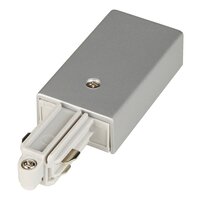 Lišty a příslušenství - LA 143042 Systémové svítidlo napájení pro jednookr. lištu pravá stříbrnoše - BIG WHITE (SLV)