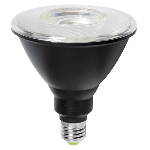 GU5,3 - FAN KLASSIC-B-PAR38 Žárovka LED PAR38 černá E27, 15 W, 1150 lm, 3000 K, 38°, 121 x 125 mm, 25 000 h, CRI 80 - FANEUROPE - foto 1