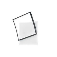 Dekorativní - FAN LED-AYRTON-Q42-NER Stropní LED svítidlo AYRTON hranaté, černá, 42 W, 5200 lm, CCT, 37 x 10 x 42 cm - FANEUROPE