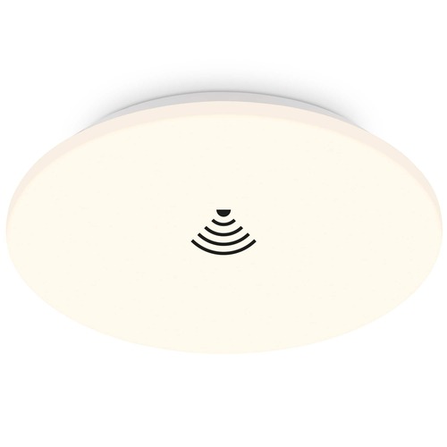 Kruhová - BRILO 3897116 LED stropní svítidlo s čidlem, 35 cm, 18W, 1880lm, bílé - BRILONER - foto 1