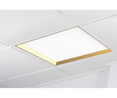LED panely - KHL K50502.G.MP.4K.DA WINNER LED panel zlatá 4000K mikroprisma DALI 37W čtverec - KOHL-Lighting
