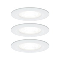 Koupelnová - P 92980 Vestavné svítidlo LED Nova kruhové 3x6,5W GU10 bílá mat 4000K nevýklopné - PAULMANN