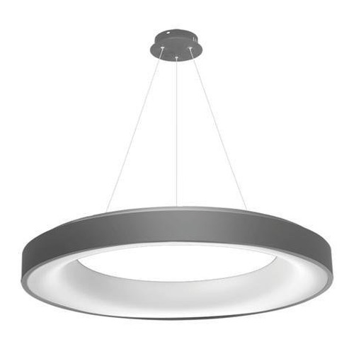 Kruhová - AZZ AZ3450 LED Závěsné svítidlo Azzardo Sovana Pendant 80 CCT grey Dimm AZ3450 80W 4000lm 2700-6500K IP20 78cm stmívatelné šedé - AZZARDO - foto 1