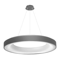 Kruhová - AZZ AZ3450 LED Závěsné svítidlo Azzardo Sovana Pendant 80 CCT grey Dimm AZ3450 80W 4000lm 2700-6500K IP20 78cm stmívatelné šedé - AZZARDO