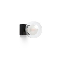 Dekorativní - FARO 40088 PERLA nástěnná lampa, černá - FARO