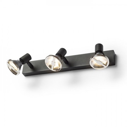 Bodová - RED R13376 TRICA III nástěnná černá 230V GU10 3x25W - RED - DESIGN RENDL - foto 1