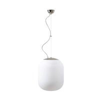Koule - OS TAN58156 TANIA L1 závěsné skleněné svítidlo nerez leštěná / bílá IP40 100W E27 (původní kód OS 58156) - OSMONT