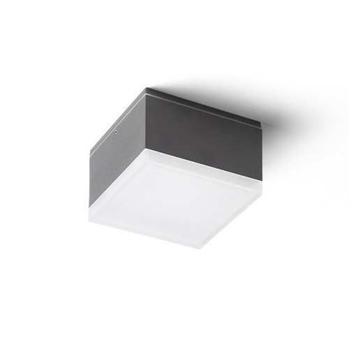 Přisazená - RED R13629 ORIN SQ stropní antracitová satinovaný akryl 230V LED 10W IP54 3000K - RED - DESIGN RENDL - foto 1