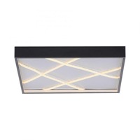 Hranatá - LD 14093-18 LED stropní svítidlo MIKADO, černá, hranaté, stmívatelné, paměťová funkce, SimplyDim, 3000K - JUST LIGHT