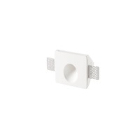 Hranatá - FAN I-ARIEL-RS1 Zápustné svítidlo Ariel A Parete, bílé, 1 x GU10 Mini, 10 x 10 x 5 cm - FANEUROPE