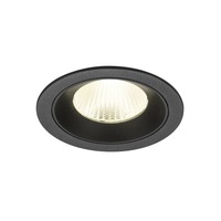 Kruhová - LA 1009795 NUMINOS® L Stropní vestavné svítidlo, 4000 K, 40°, IP20, kulaté, černá - BIG WHITE (SLV)