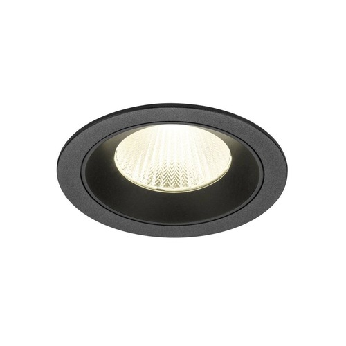 Kruhová - LA 1009795 NUMINOS® L Stropní vestavné svítidlo, 4000 K, 40°, IP20, kulaté, černá - BIG WHITE (SLV) - foto 1
