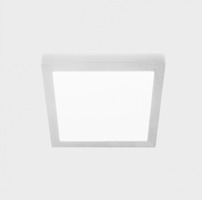 Kruhová - KHL K51701.04.SR.WH-WH.OP.ST.8.40 Stropní svítidlo DISC SLIM SQ 300x300mm BÍLÉ 24W 4000K - Kohl Lighting