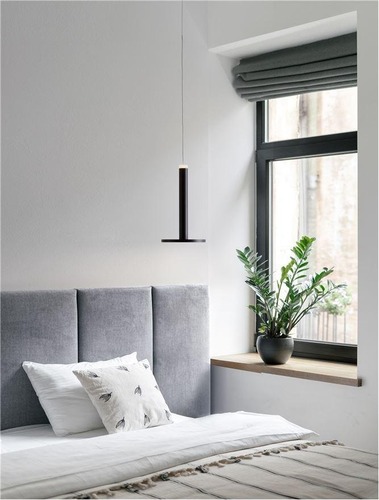 Subtilní - NV 9695226 Závěsné svítidlo PALENCIA matný černý kov LED 11W 230V 3000K IP20 - NOVA LUCE - foto 1