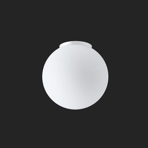 Kruhová - OS STY61731 STYX 3 stropní/nástěnné skleněné svítidlo bílá IP65 4000 K 20W LED DALI (původní kód OS 61731) - OSMONT - foto 1