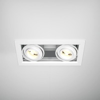 Hranatá - M DL093-02-10W3K-W Vestavné svítidlo Metal Modern 20W IP 20 DL093-02-10W3K-W - MAYTONI