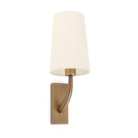 Dekorativní - FARO 29681-20 REM nástěnná lampa, starozlatá/béžová - FARO
