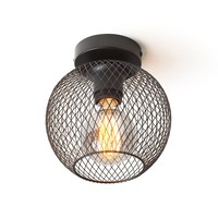 Kruhová - RED R14499 COSIR přisazené svítidlo, dekorativní černá E27 - RED - DESIGN RENDL