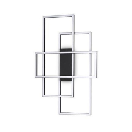 Hranatá - ILUX 270661 LED Stropní a nástěnné svítidlo Ideal Lux FRAME PL RETTANGOLO NERO 270661 31W 2700lm 3000K IP20 41cm černé - IDEALLUX - foto 1