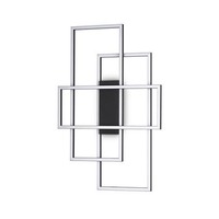 Hranatá - ILUX 270661 LED Stropní a nástěnné svítidlo Ideal Lux FRAME PL RETTANGOLO NERO 270661 31W 2700lm 3000K IP20 41cm černé - IDEALLUX