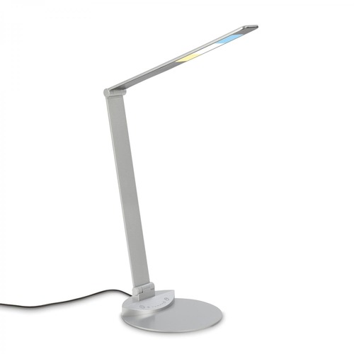 Stolní lampy pracovní - BRILO 7414-014 CCT-LED stolní lampa na psací stůl, 83 cm, 12 W, 680 lm, stříbrná - BRILO - foto 1
