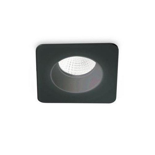 Zapuštěná - ILUX 252056 LED Stropní zápustné bodové svítidlo Ideal Lux ROOM-65 SQUARE BK 252056 8W 800lm 3000K IP65 10cm hranaté černé - IDEALLUX - foto 1