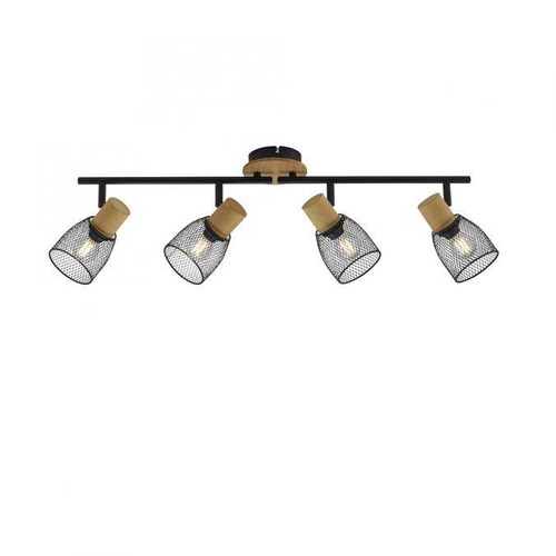 Bodová - LD 15194-79 TAMIS Stropní svítidlo 4-ramenné dřevo/kov E14, nastavitelné - LEUCHTEN DIREKT / JUST LIGHT - foto 1