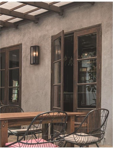 Nástěnná - NV 9197701 Venkovní nástěnné svítidlo SORREN antracitový hliník a čiré sklo E27 1x12W 220-240V bez žárovky IP65 - NOVA LUCE - foto 1