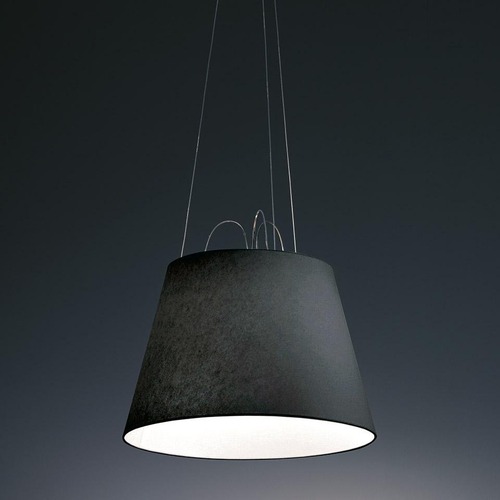 Dekorativní - AR 0782030A Tolomeo Mega závěsné - tělo lampy - černá - ARTEMIDE - foto 1