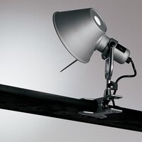 Stolní lampy s klipem - AR A005800 Tolomeo Pinza lampička s klipem - hliník - ARTEMIDE