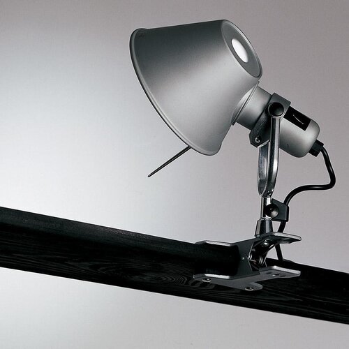 Stolní lampy s klipem - AR A005800 Tolomeo Pinza lampička s klipem - hliník - ARTEMIDE - foto 1