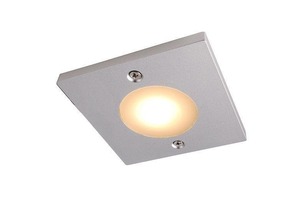 Přisazená - IMPR 687128 Deko-Light nábytkové přisazené svítidlo Fine I 12V DC 3W 2700 K 210 lm 60 stříbrnášedá RAL 7001