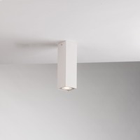 Downlight - FAN I-FLUKE-PLQ20 BCO Stropní svítidlo Fluke, hranaté, bílé, 1 x GU10, 6 x 6 x 20 cm - FANEUROPE