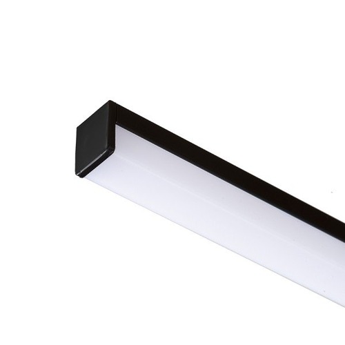 Al profily k přisazení - RED R14090 LED PROFILE H přisazený 1m černá matný akryl/hliník  - RED - DESIGN RENDL - foto 1