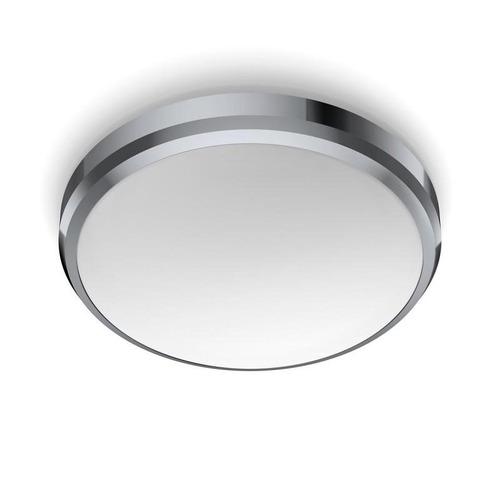 Kruhová - PH 8718699777197 LED Koupelnové stropní přisazené svítidlo Philips DORIS CL257 8718699777197 6W 600lm 2700K IP44 22cm chromové - PHILIPS (929002514001) - foto 1