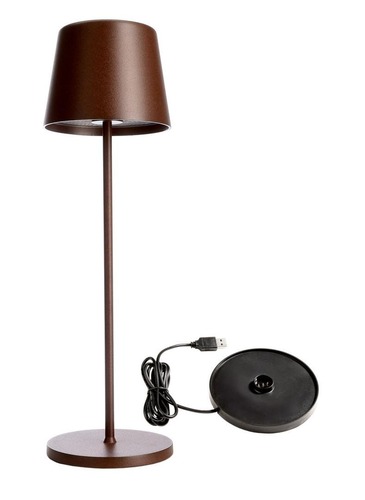 Na stůl - IMPR 620198 Deko-Light nabíjecí svítidlo - sada Canis rezavá + nabíjecí základna - LIGHT IMPRESSIONS - foto 1