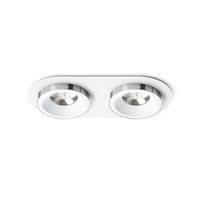 Kruhová - RED R14570 SHARM LED vestavné světlo, sady bílá chrom - RED - DESIGN RENDL