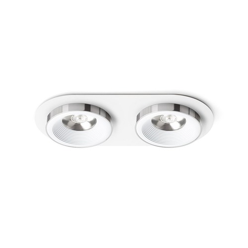 Kruhová - RED R14570 SHARM LED vestavné světlo, sady bílá chrom - RED - DESIGN RENDL - foto 1