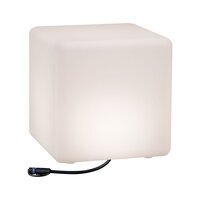 Dekorační - P 94181 Plug&amp;Shine světelný objekt Cube IP67 3000K 24V délka hrany 30cm - PAULMANN