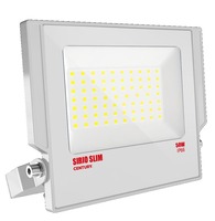 Reflektory - CEN SRSB-509540 LED reflektor SIRIO SLIM BÍLÝ 50W 4000K 110d 178x200x28mm IP66 IK08 - CENTURY